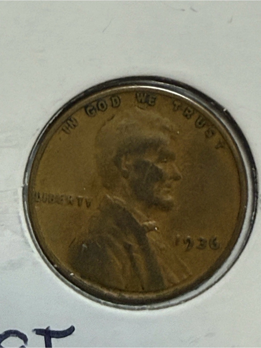 WN20 - 1936 Wheat Cent